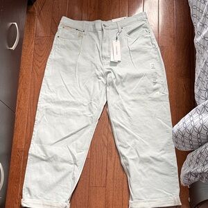 Calvin Klein Pale Blue Relaxed Straight Jeans